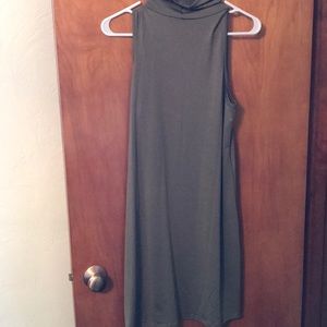 Olive green dress